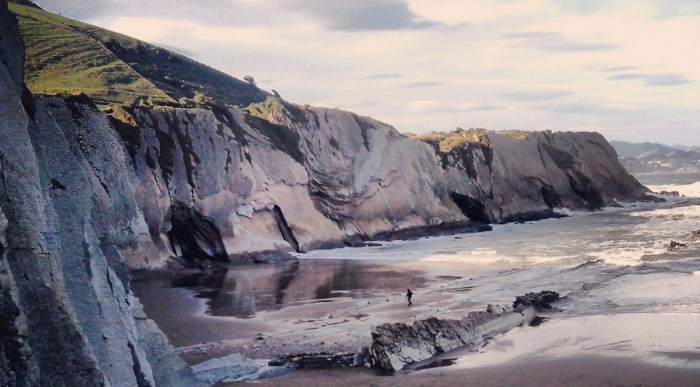 Zumaia, playa de los Flysch